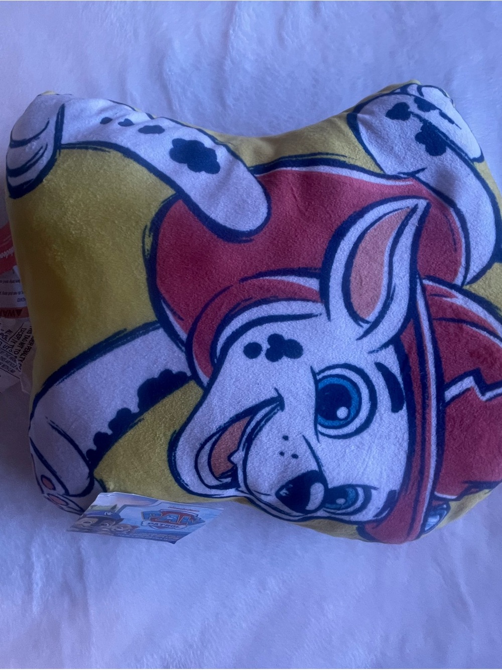 Nickelodeon Yellow & Red Paw Patrol Marshall Accent Pillow